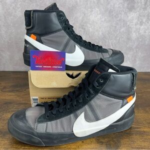 Nike Blazer Mid x OFF-WHITE Grim Reapers Size 10 AA3832-001 Black Men’s Shoes OG